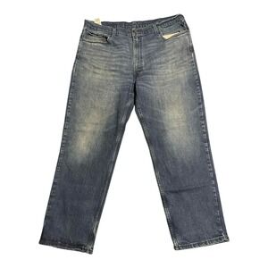Levis 550 Jeans Mens‎ 42x30 Blue Relaxed Fit Tapered Leg Denim WaterLess Zip Fly